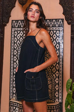 Load image into Gallery viewer, Black Cargo Dress