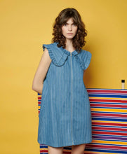 Load image into Gallery viewer, Deborah Striped Mini Dress