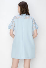 Load image into Gallery viewer, Blue Eyelet Dress