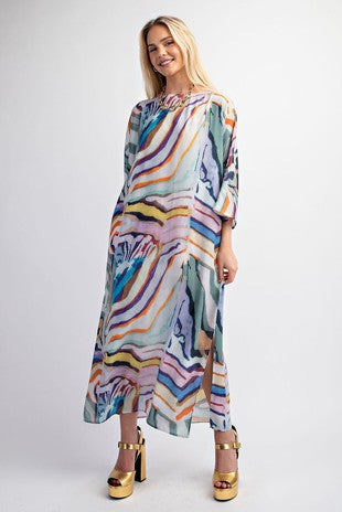 Rainbow Swirl Dress