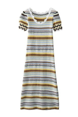 Striped Knit Dress – by ALALA