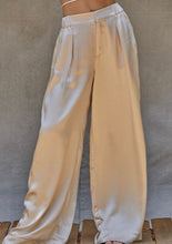 Load image into Gallery viewer, Ivory Satin Pants
