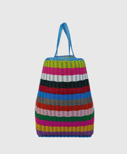 Load image into Gallery viewer, Large Bright Striped Tote
