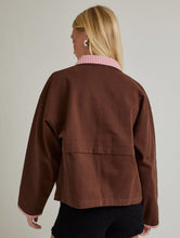Load image into Gallery viewer, Chocolate and Pink Gingham Jacket
