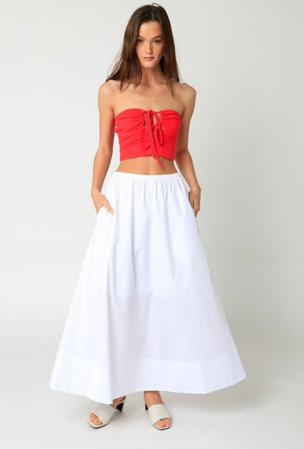 White Maxi Skirt