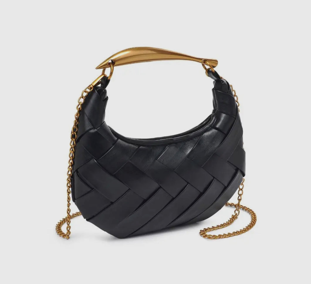 Black Woven Purse