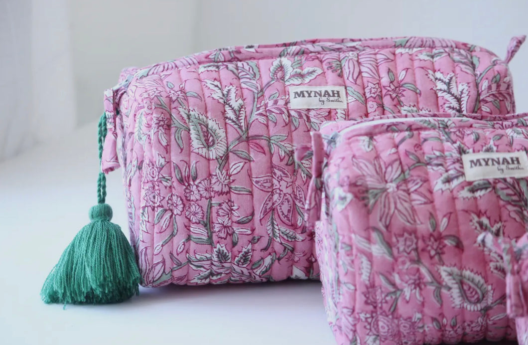 Carnation Vibes Cosmetic Bag