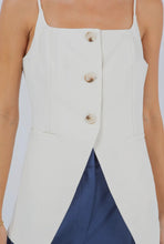 Load image into Gallery viewer, Beige Button Up Vest
