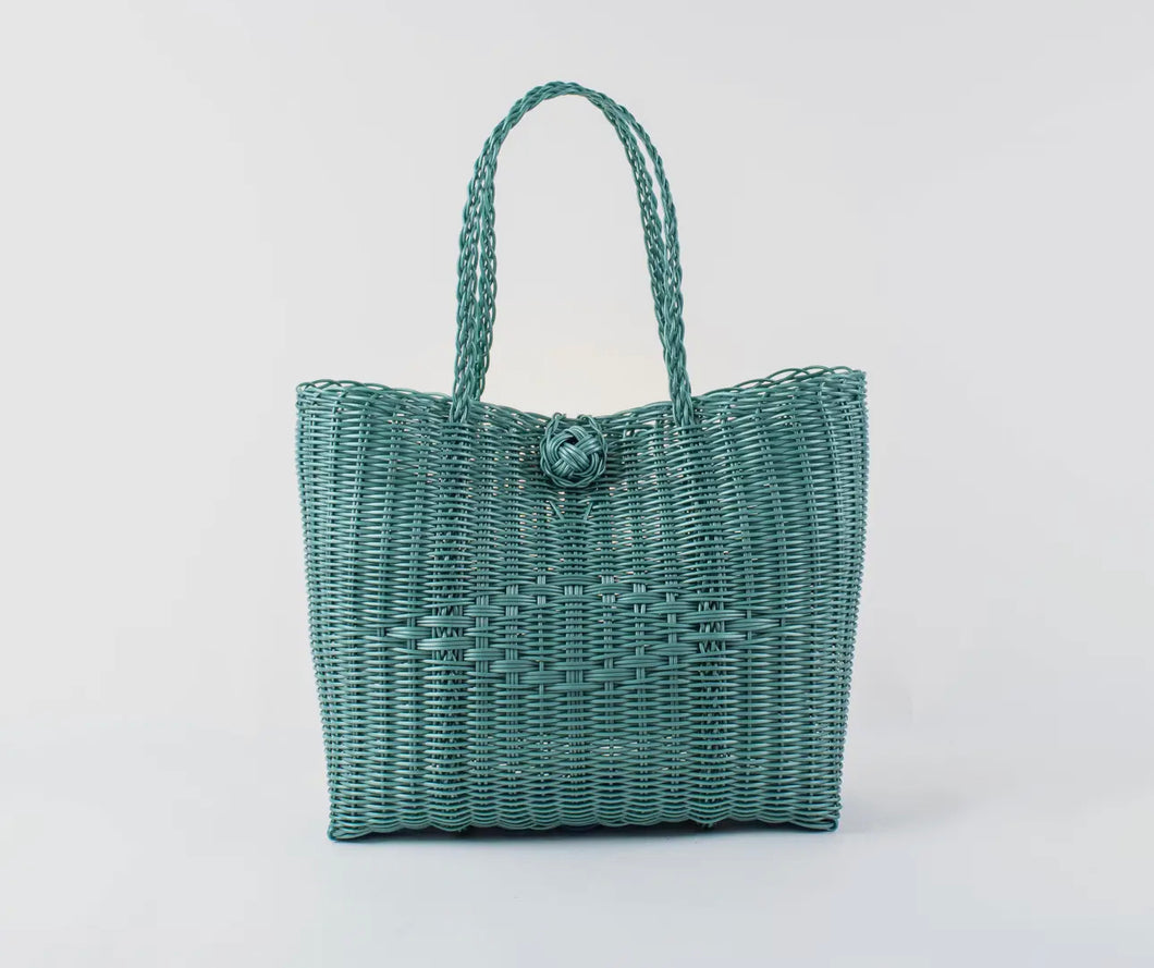 X-Small Metallic Sage Tote