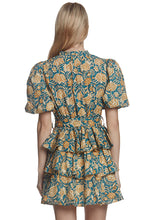 Load image into Gallery viewer, Paisley Puff Sleeve Dress
