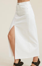Load image into Gallery viewer, Ivory Denim Skirt

