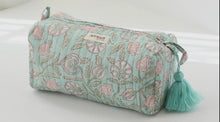Load image into Gallery viewer, Pastel Floral Cosmetic Bag

