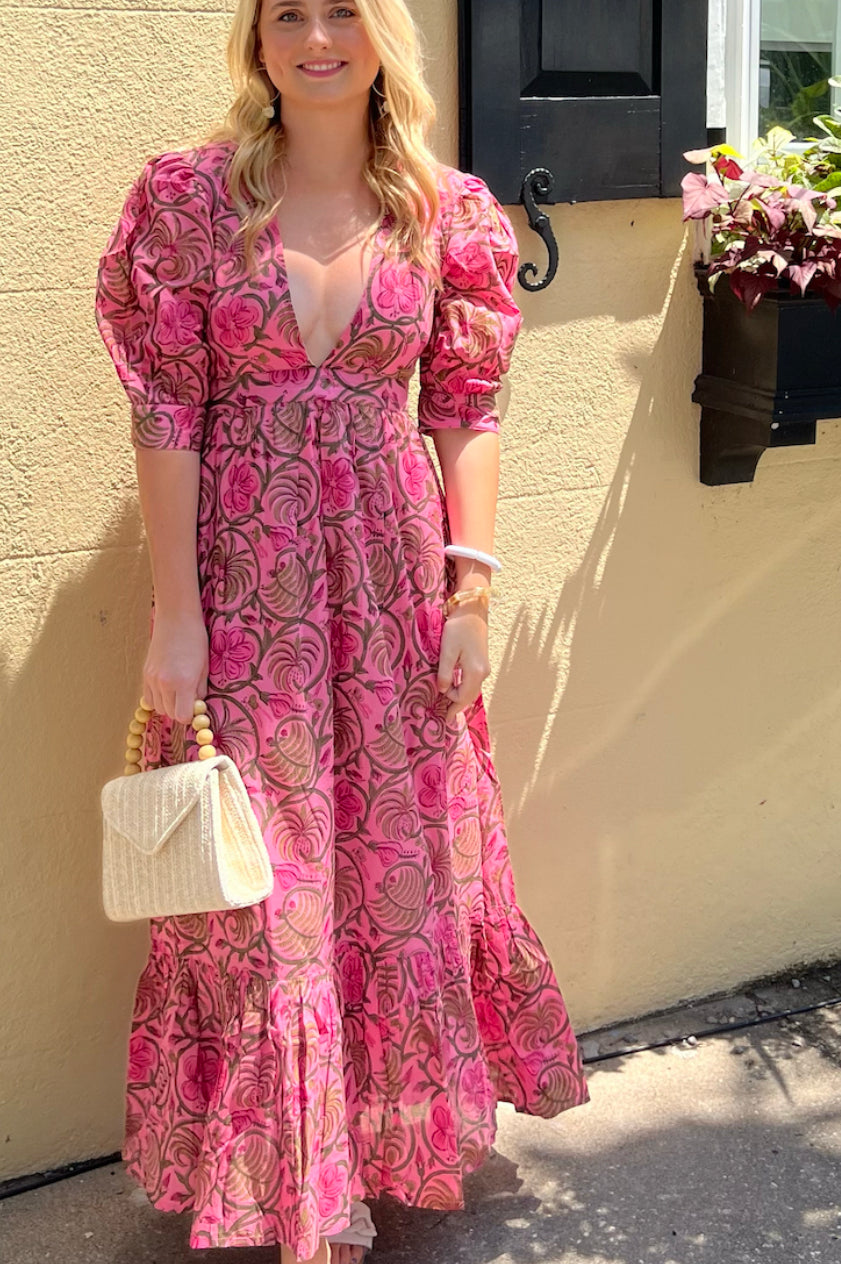 Hot Pink Miller Dress
