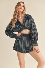 Load image into Gallery viewer, Navy Striped Set
