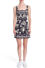 Load image into Gallery viewer, Black Pressed Floral Dress
