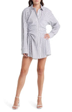 Load image into Gallery viewer, Striped Mini Shirt Dress
