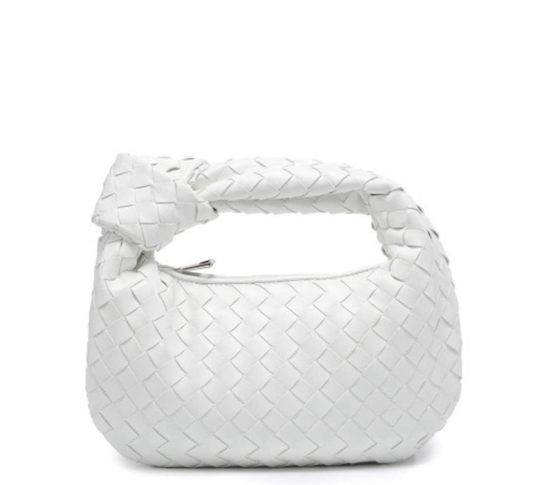 White Braided Bag