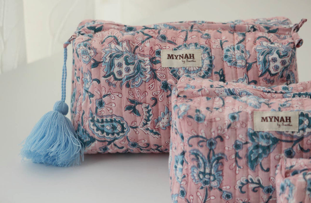 Dusty Rose Cosmetic Bag