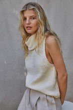 Load image into Gallery viewer, Ivory Sleeveless Sweater
