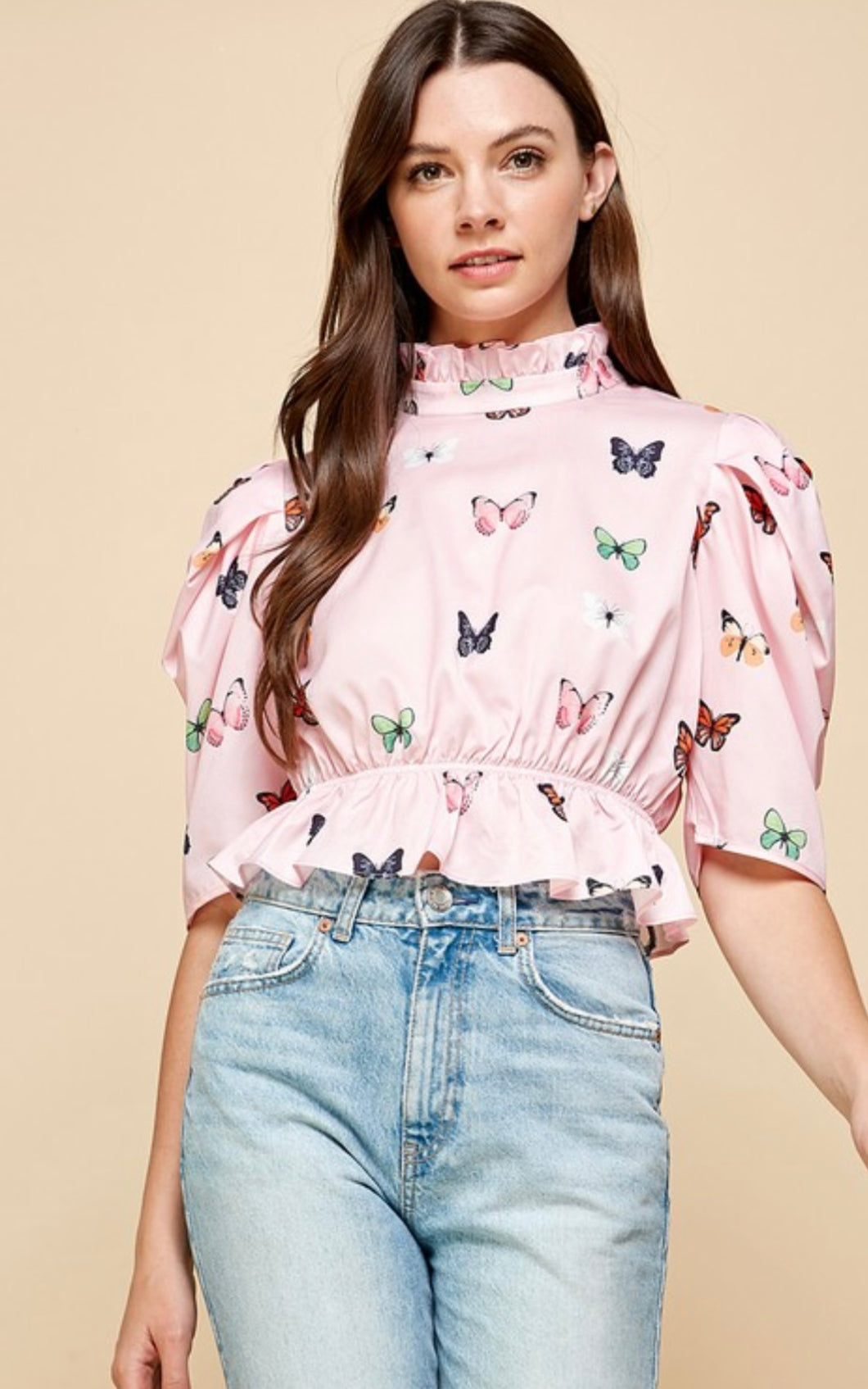 Blushing Butterfly Top