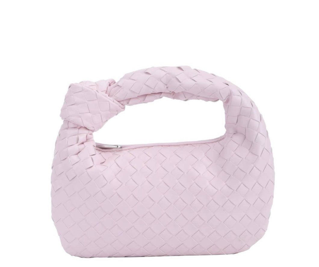 Pink Braided Bag