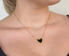 Load image into Gallery viewer, Black Heart Pendant

