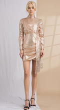 Load image into Gallery viewer, Rose Gold Disco Dress
