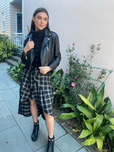 Load image into Gallery viewer, Black Plaid Skirt
